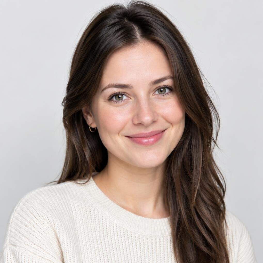 Portrait of a smiling young woman, academy participant